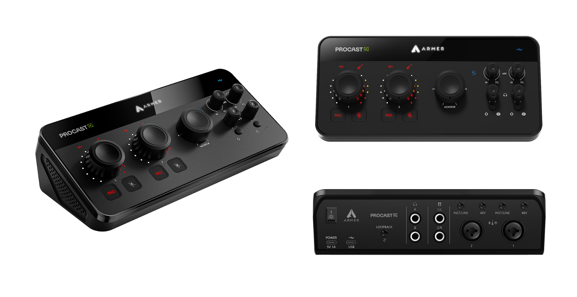 interface de áudio